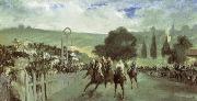 Edouard Manet The Races at Longchamp oil painting